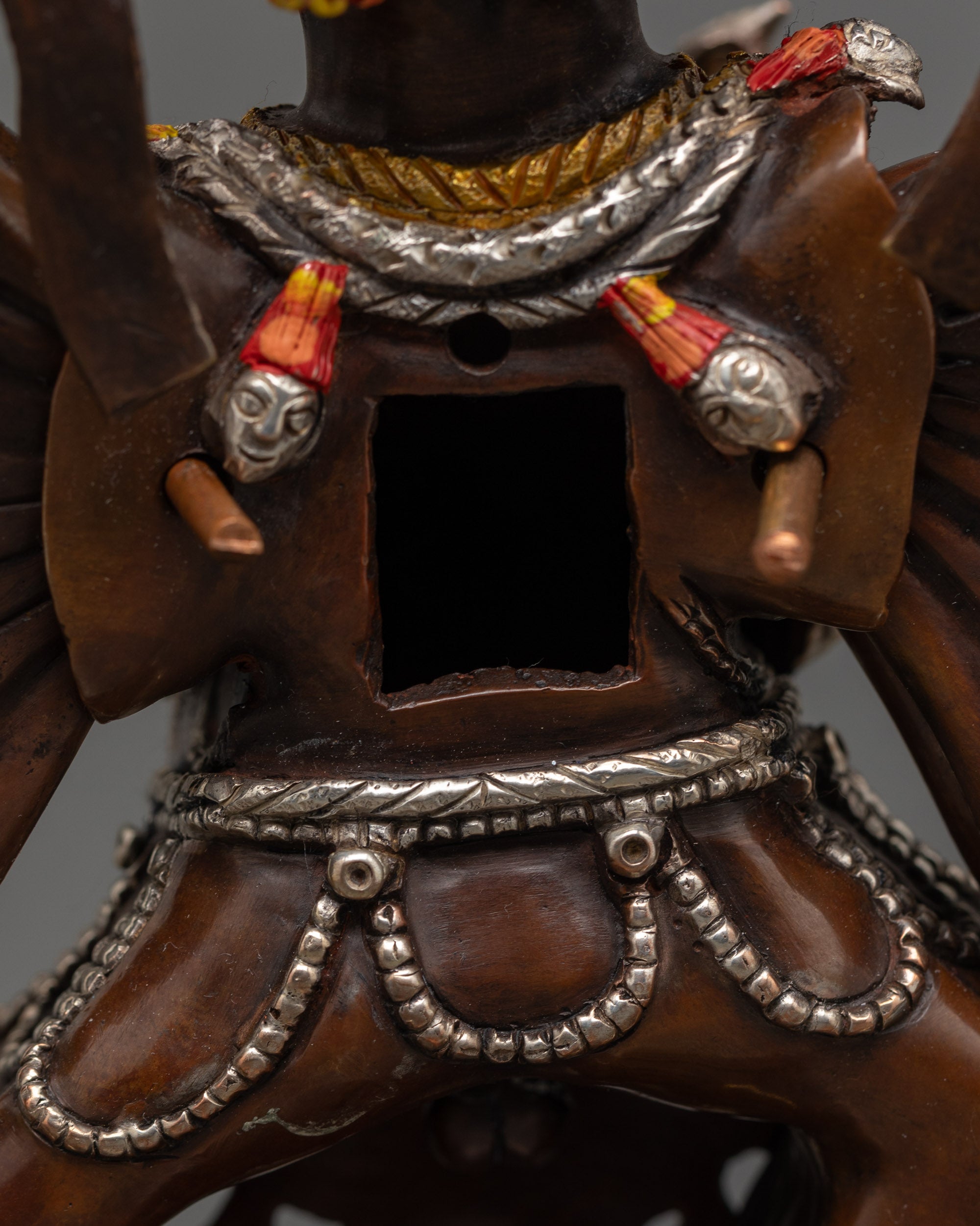 Oxidized Yamantaka Statue | Fierce Vajrabhairava Deity from Nepal