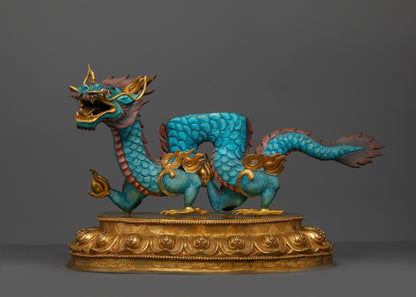 Wealth Deity White Dzambhala Statue | Prosperity Deity