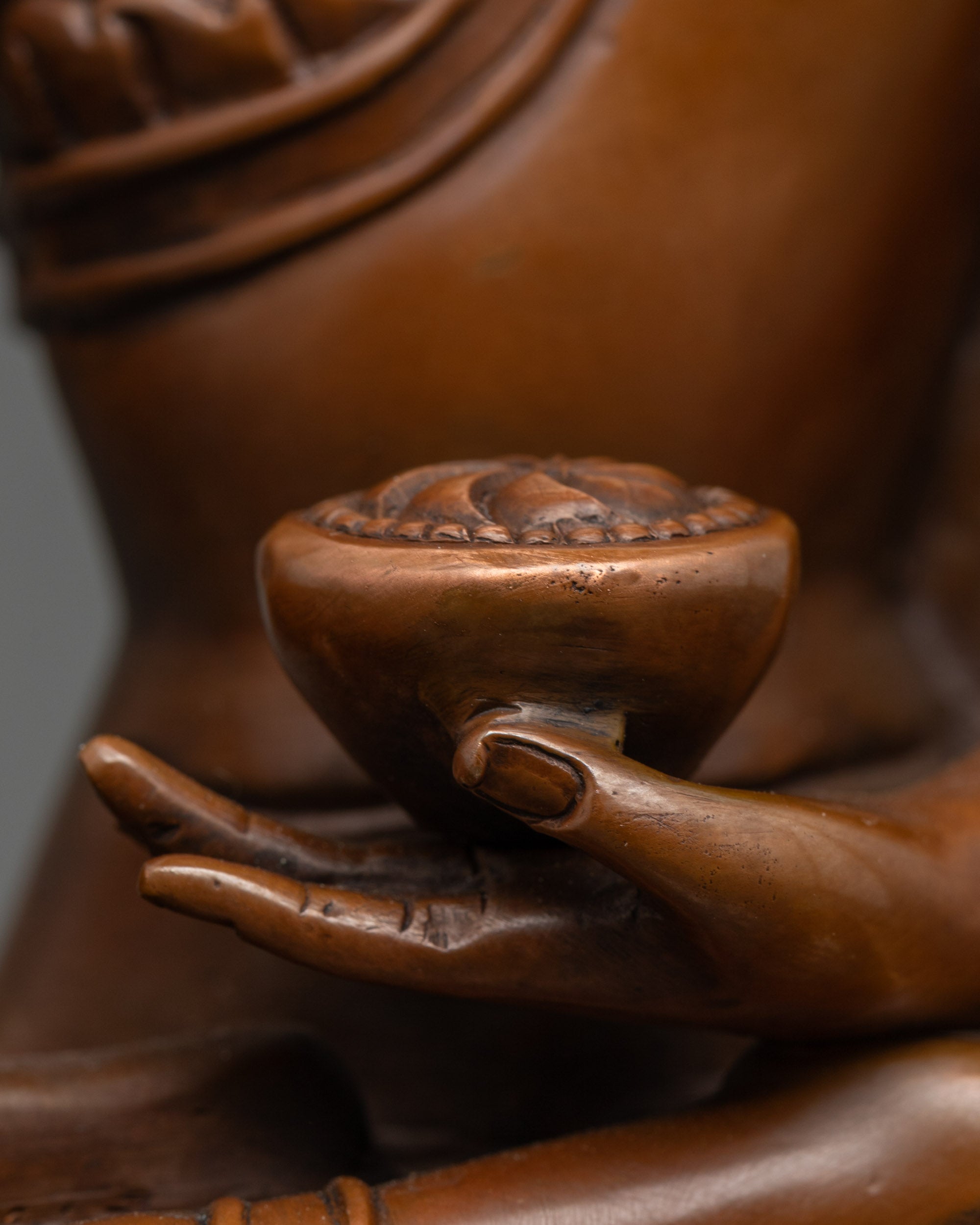 Calm Shakyamuni Buddha Statue | Traditional Himalayan Art Nepal