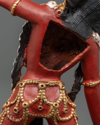Tantric Vajrayogini Statue | Red Himalayan Goddess for Spiritual Energy