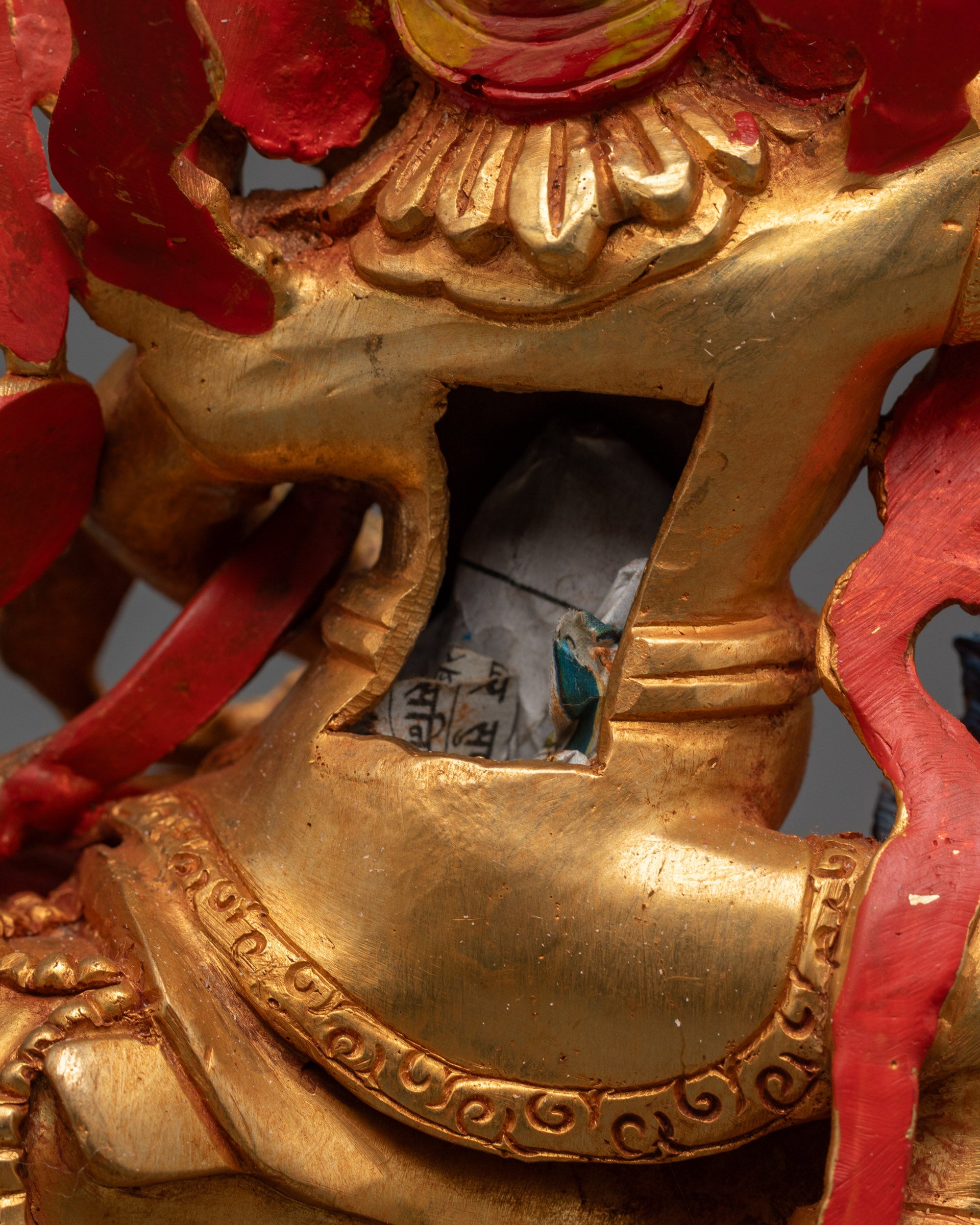 Fearless King Gesar Statue | Traditional Himalayan Buddhist Art