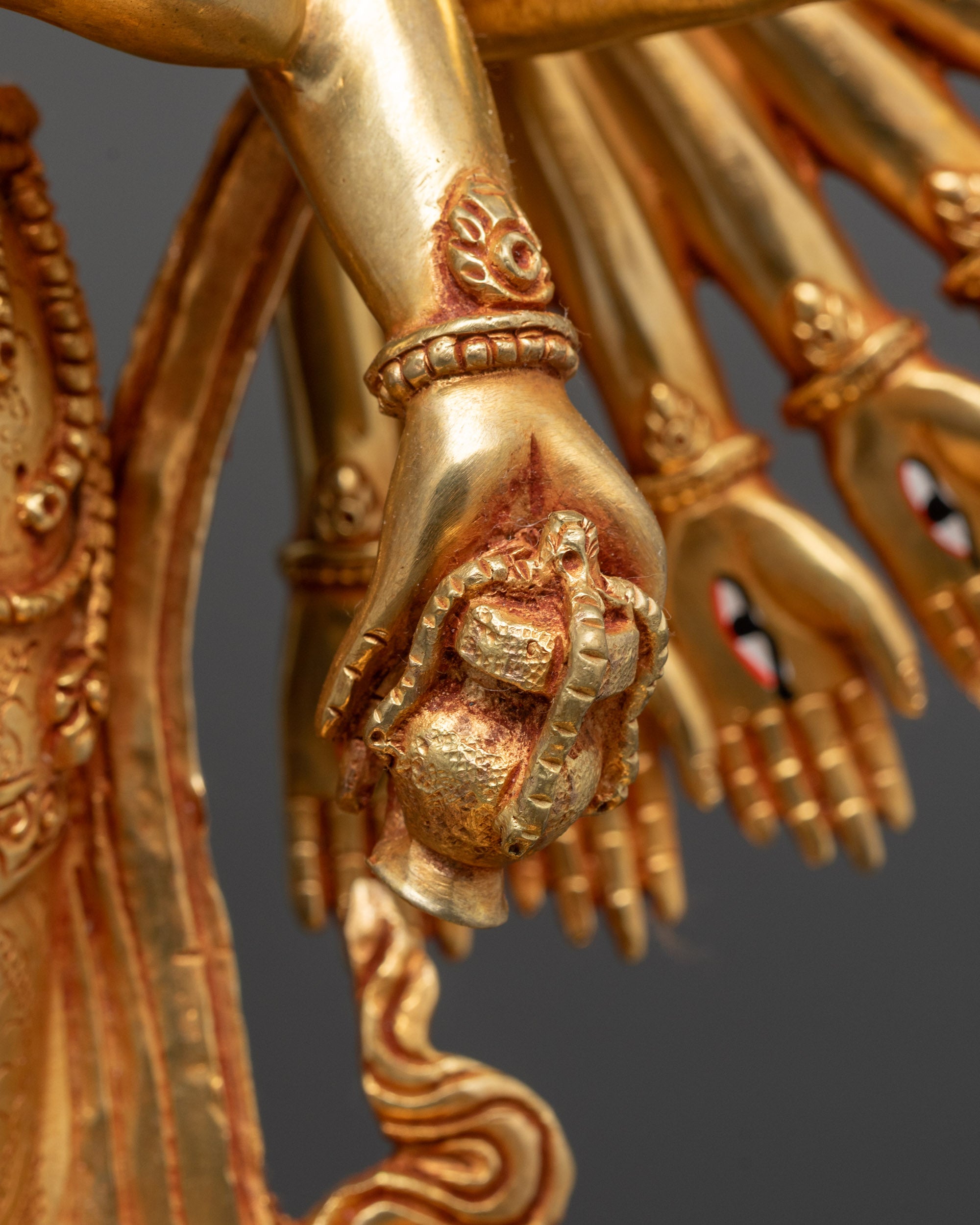 1000-Armed Chenrezig Statue | 24K Gold Gilded Avalokiteshvara Sculpture