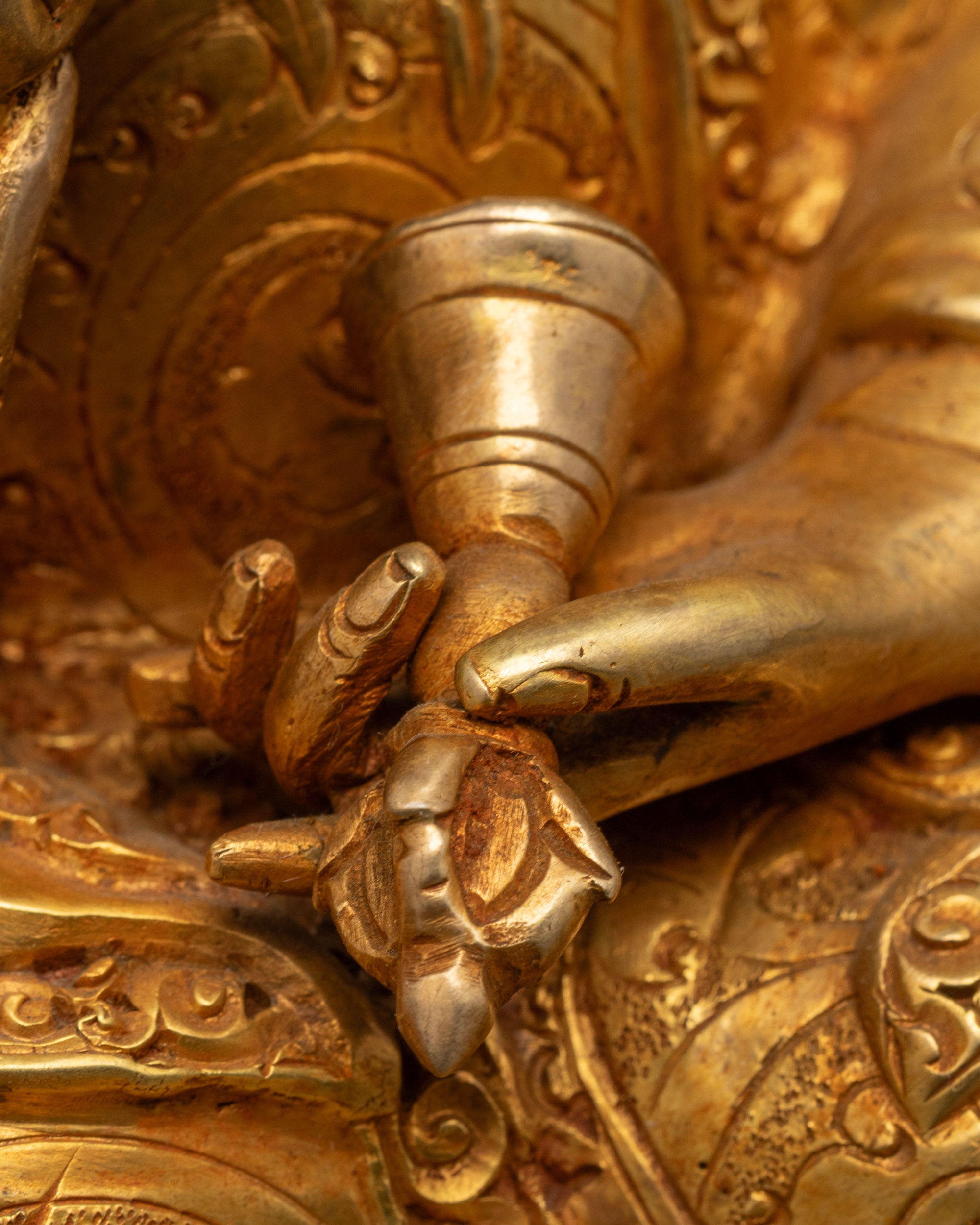 Sakya Master Set Statue | Detailed Handmade Buddhist Craft from Nepal