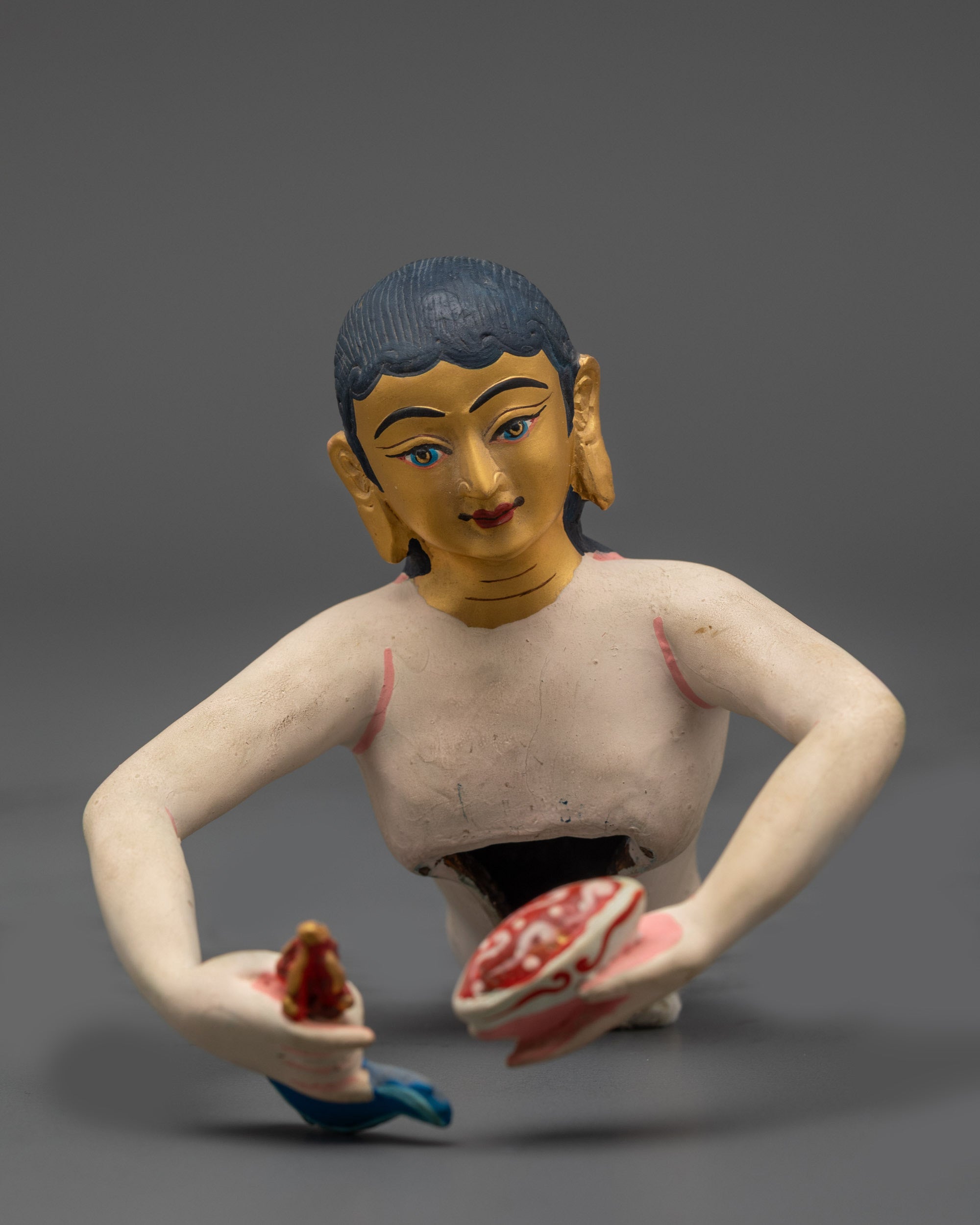 Hand-Painted Samantabhadra Yab-Yum Statue | Spiritual Buddhist Art