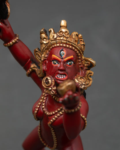Authentic Yamantaka Statue | Sacred Himalayan Buddhist Artwork