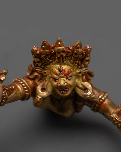 Handcrafted Yamantaka Statue | Wrathful Protector Statue from Nepal