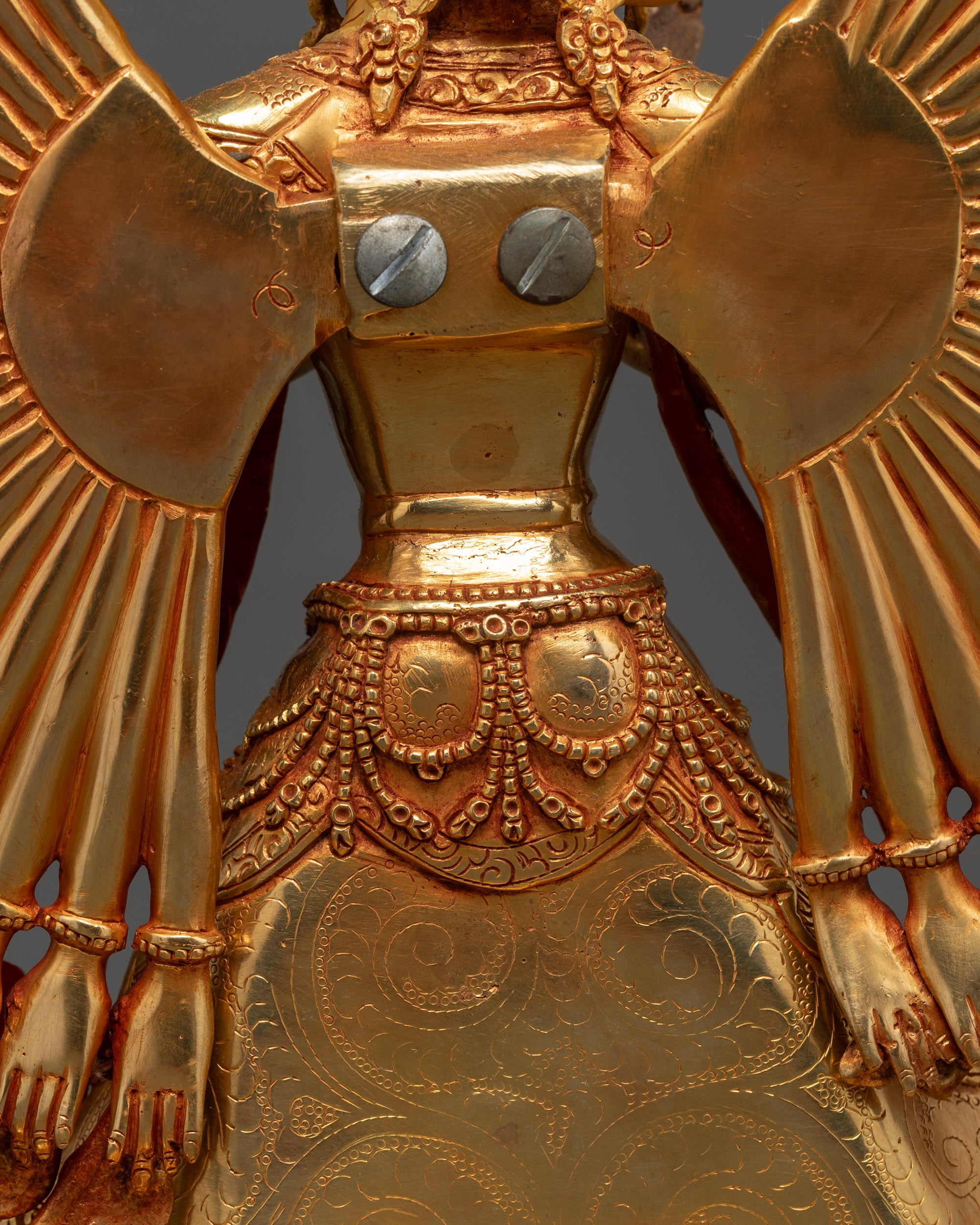 Handcrafted 1000-Armed Dukar Statue | Traditional Buddhist Artwork
