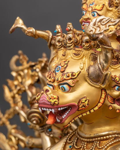 Yamantaka Tibetan Deity Statue – Wrathful Destroyer of Death