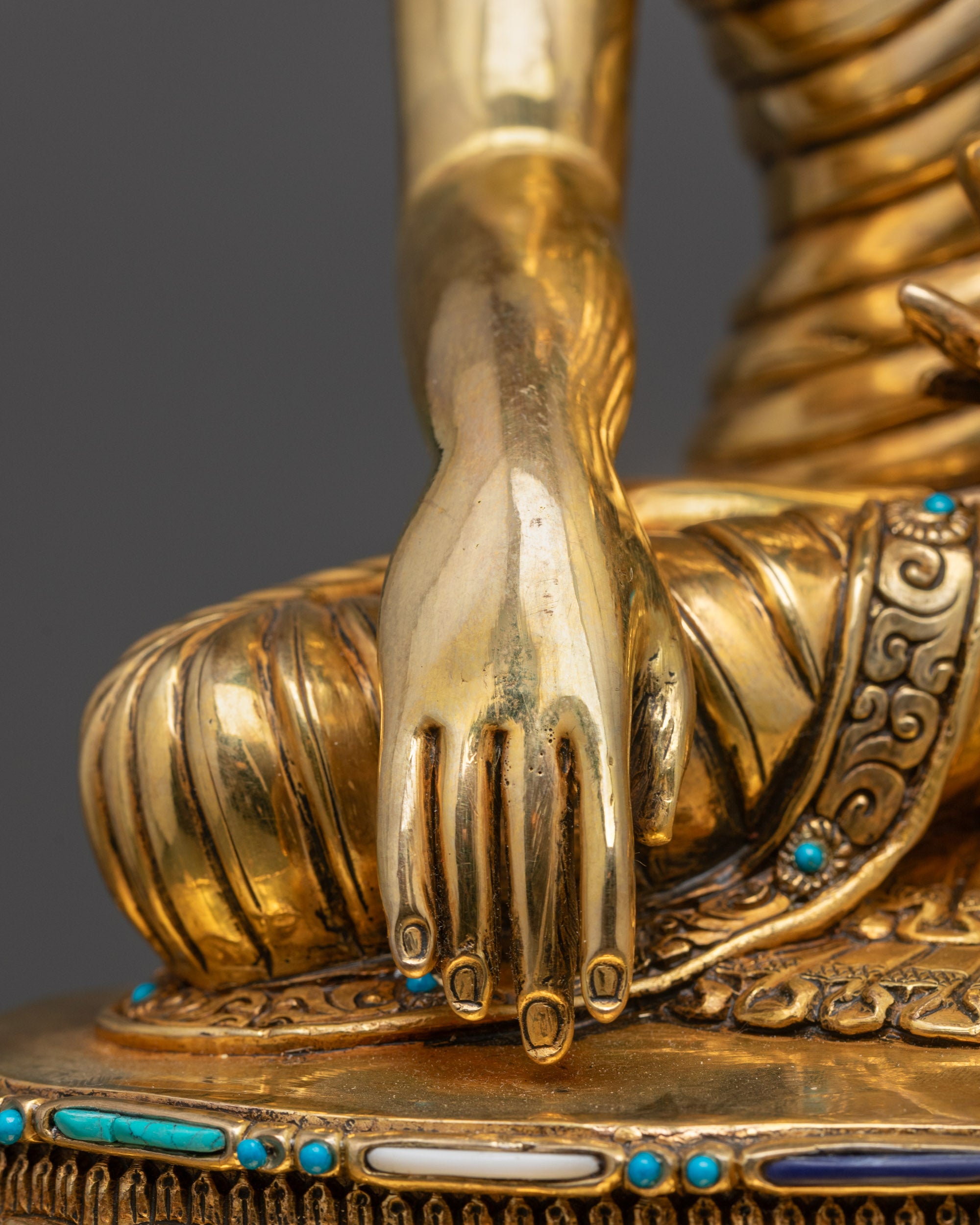 Meditating Shakyamuni Buddha Statue | Himalayan Sacred Artwork