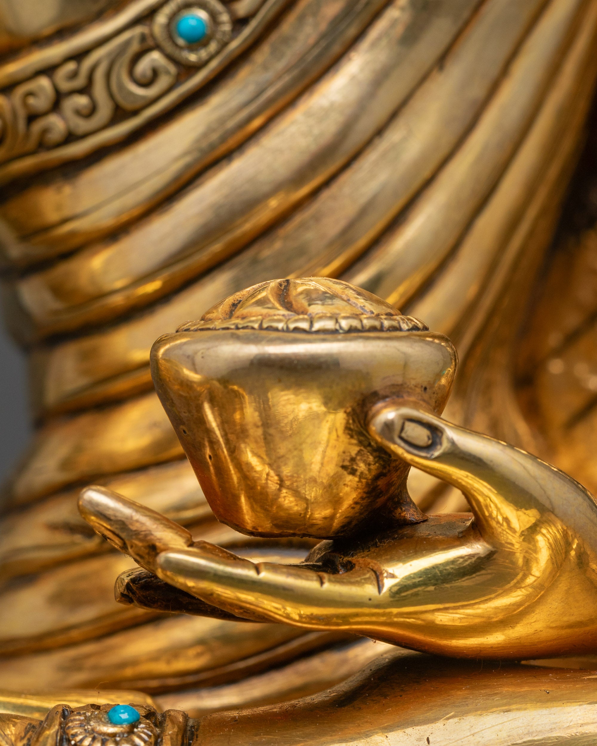Meditating Shakyamuni Buddha Statue | Himalayan Sacred Artwork