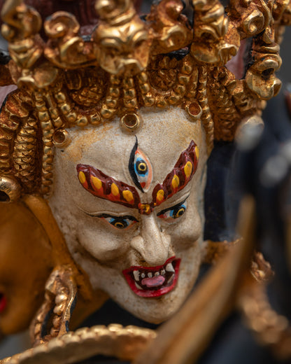 Chakrasamvara Statue with Consort | Yab-Yum Buddhist Sculpture