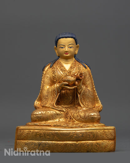 Sakya Master Set Statue | Detailed Handmade Buddhist Craft from Nepal