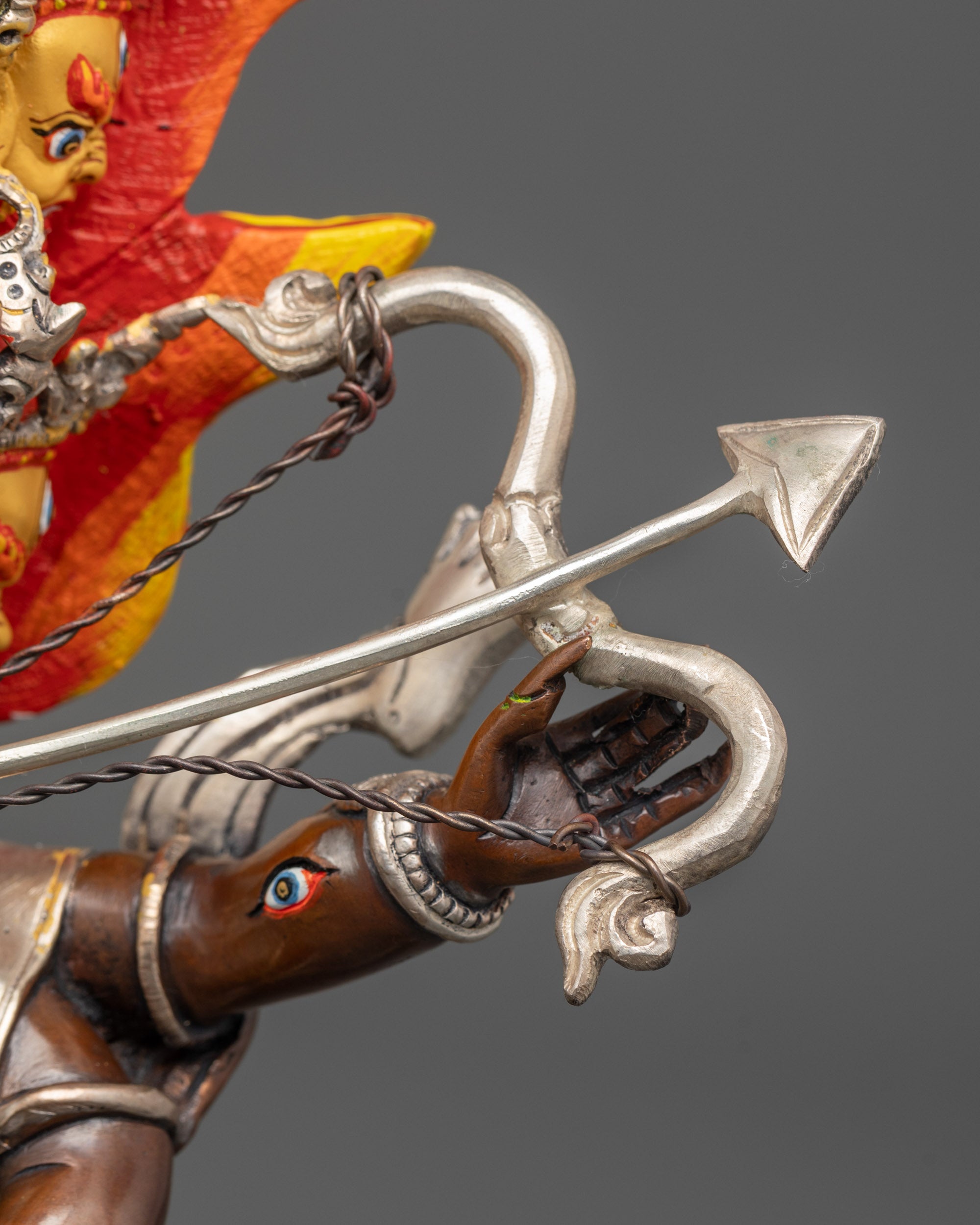 Ekajati, Rahula & Dorje Legpa Statue Set | Buddhist Protector Deities