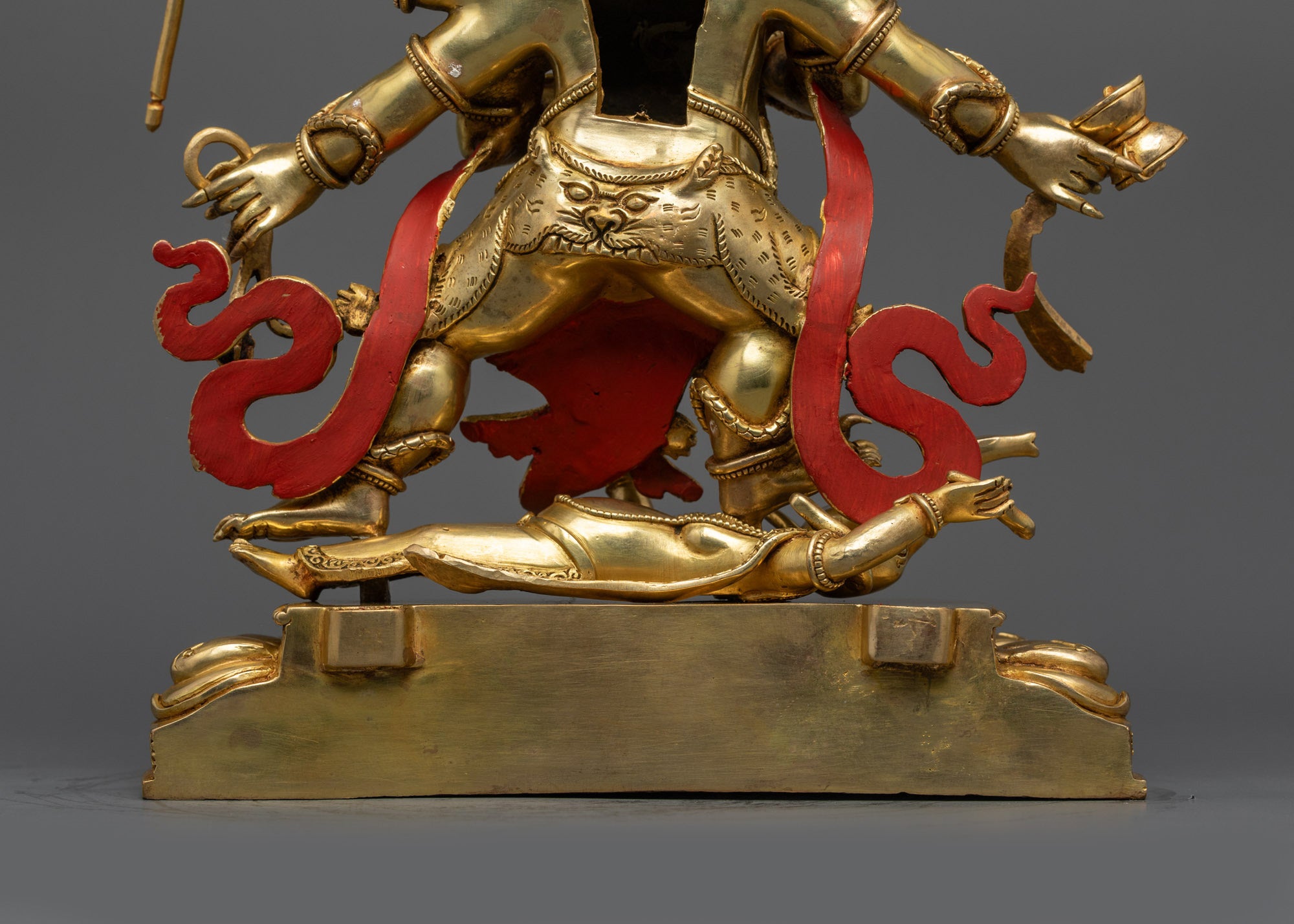 Wrathful Six Armed Mahakala Statue | Guardian of the Dharma