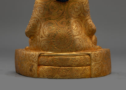 Sakya Master Set Statue | Detailed Handmade Buddhist Craft from Nepal