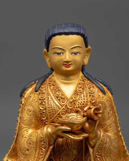 Sakya Master Set Statue | Detailed Handmade Buddhist Craft from Nepal