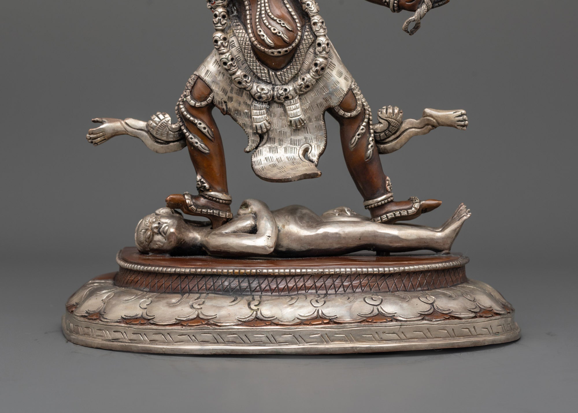 Ekajati, Rahula & Dorje Legpa Statue Set | Buddhist Protector Deities
