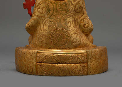 Sakya Master Set Statue | Detailed Handmade Buddhist Craft from Nepal