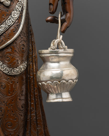 Oxidized Amoghapasa Lokeshvara Statue | Timeless Nepalese Artwork