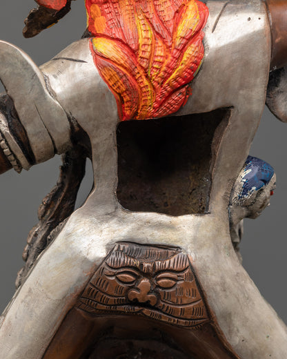 Ekajati, Rahula & Dorje Legpa Statue Set | Buddhist Protector Deities