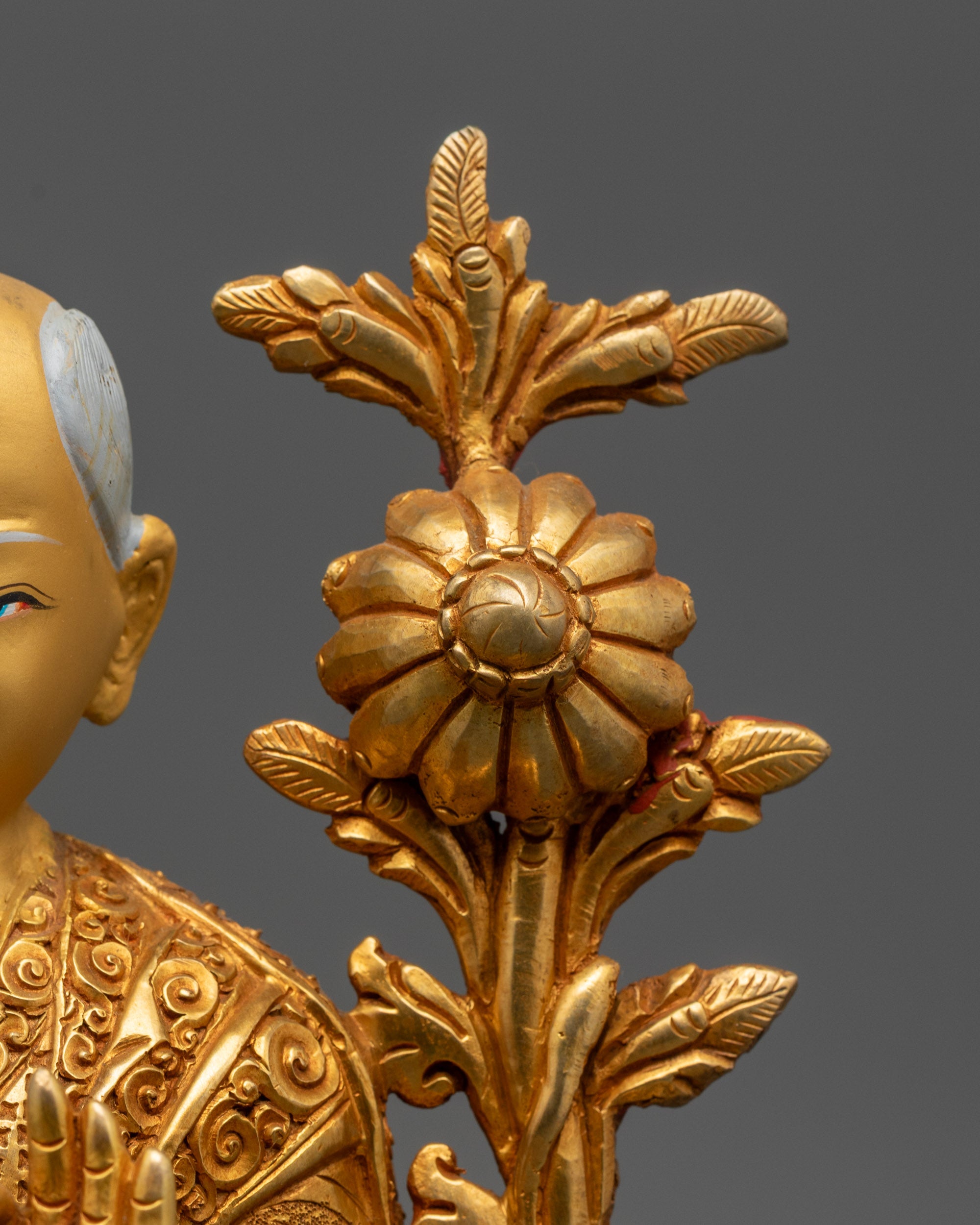 Sakya Master Set Statue | Detailed Handmade Buddhist Craft from Nepal