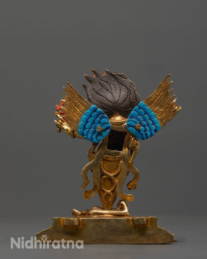 Nepalese Dorje Phurba Statue | Copper Vajrakilaya Sculpture