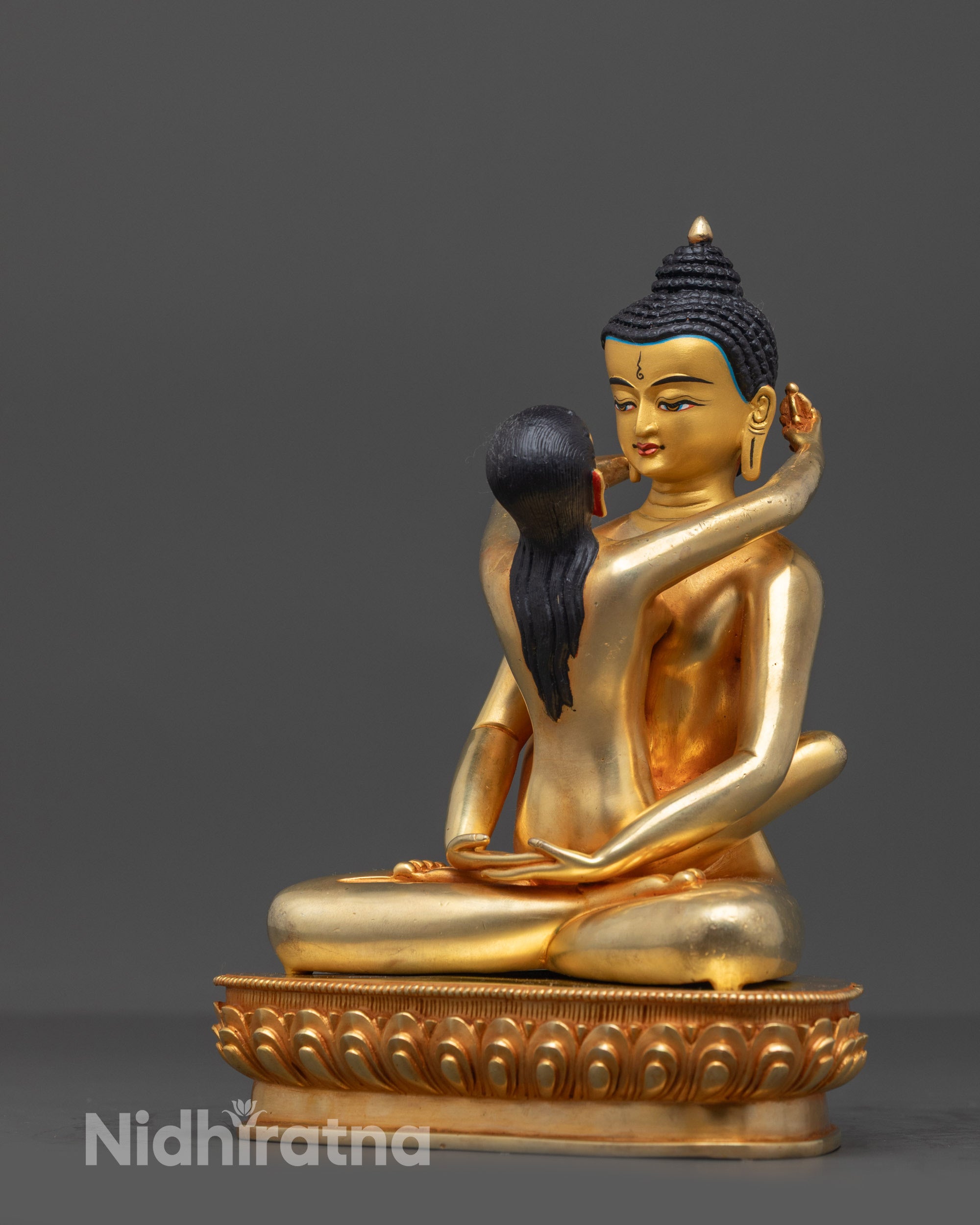 Samantabhadra Yab-Yum Consort Sculpture | Himalayan Buddhist Artwork