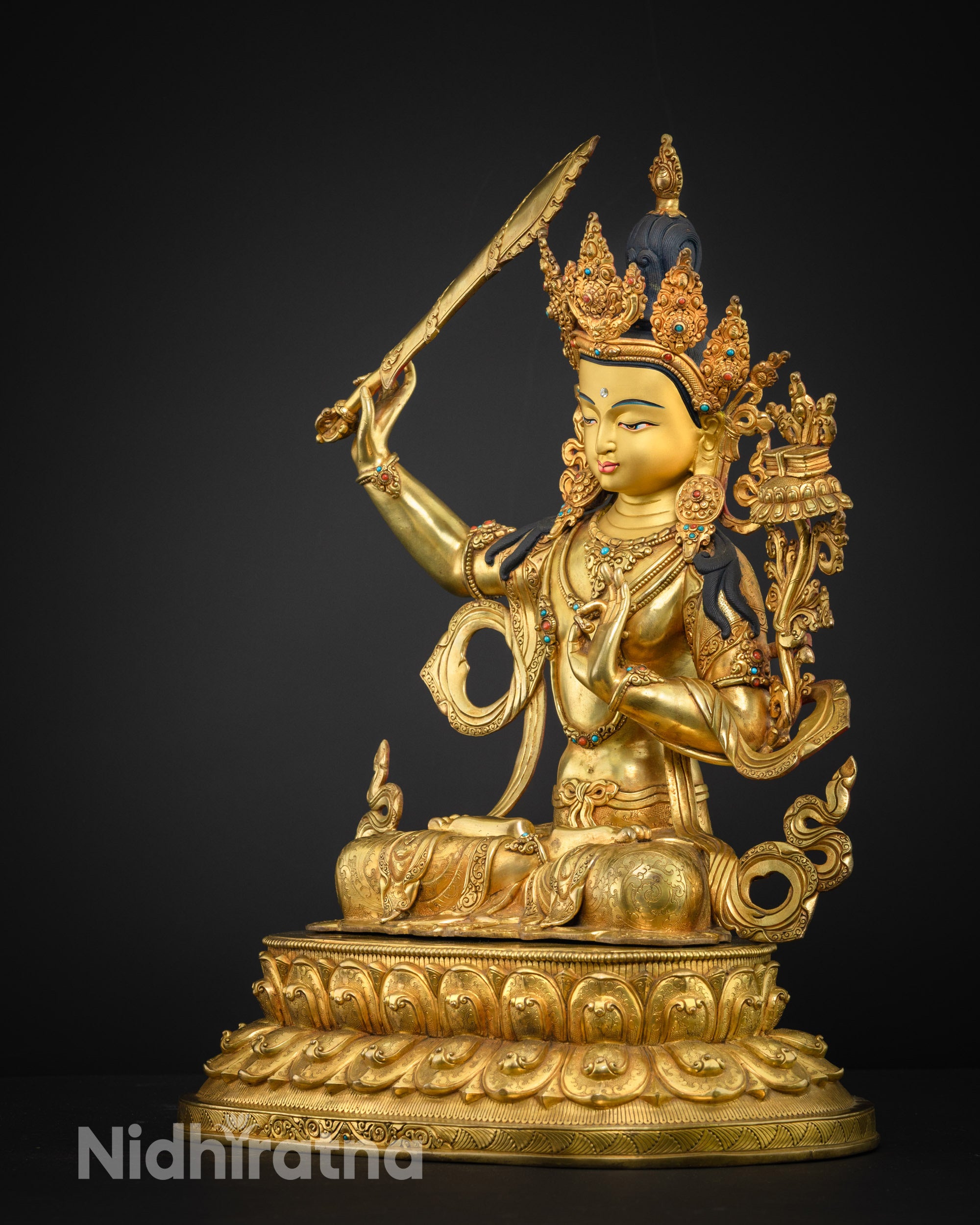 Manjushri Buddha Statue for Wisdom