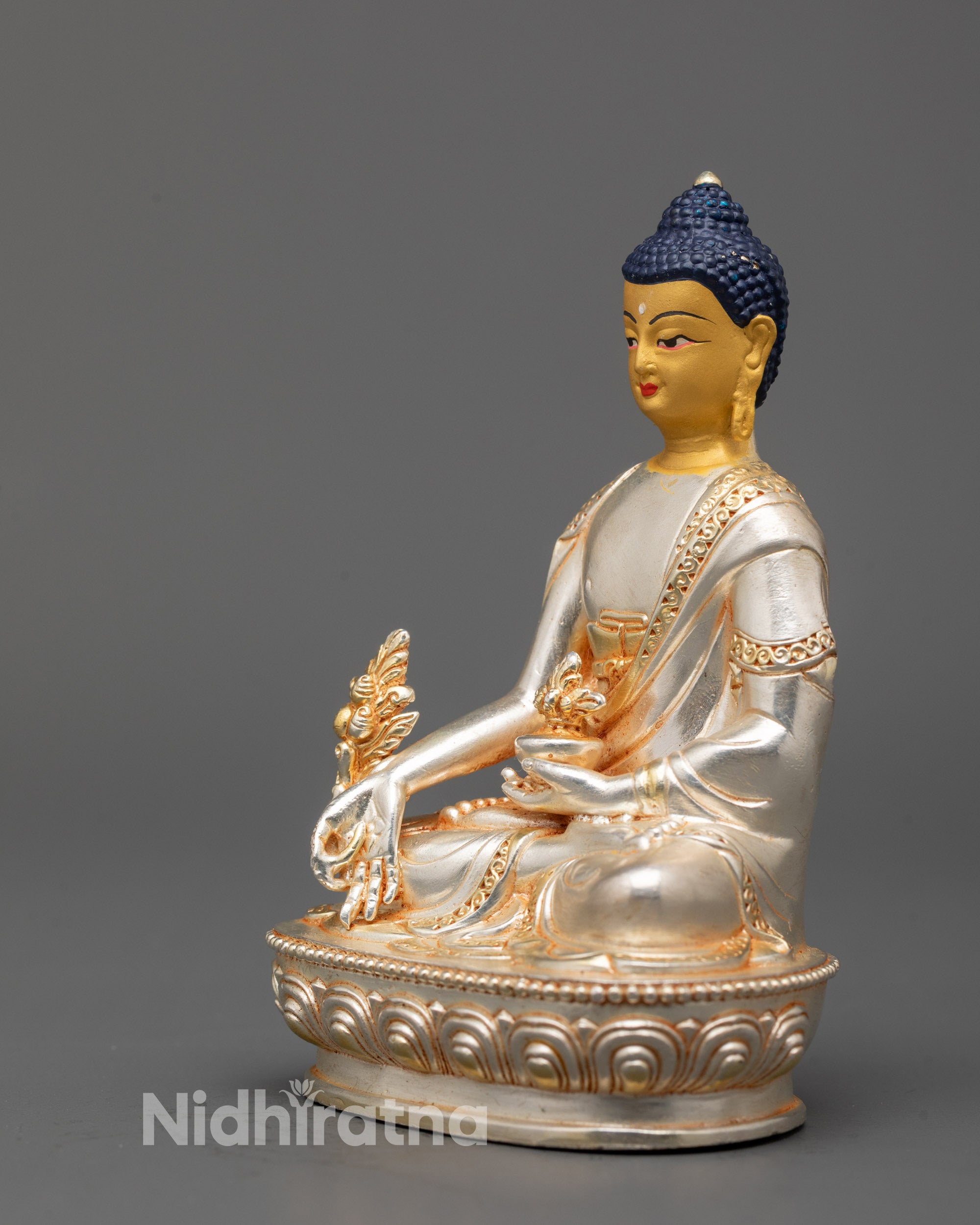 Bhaisajyaguru Medicine Buddha Statue | Tibetan Healing Deity