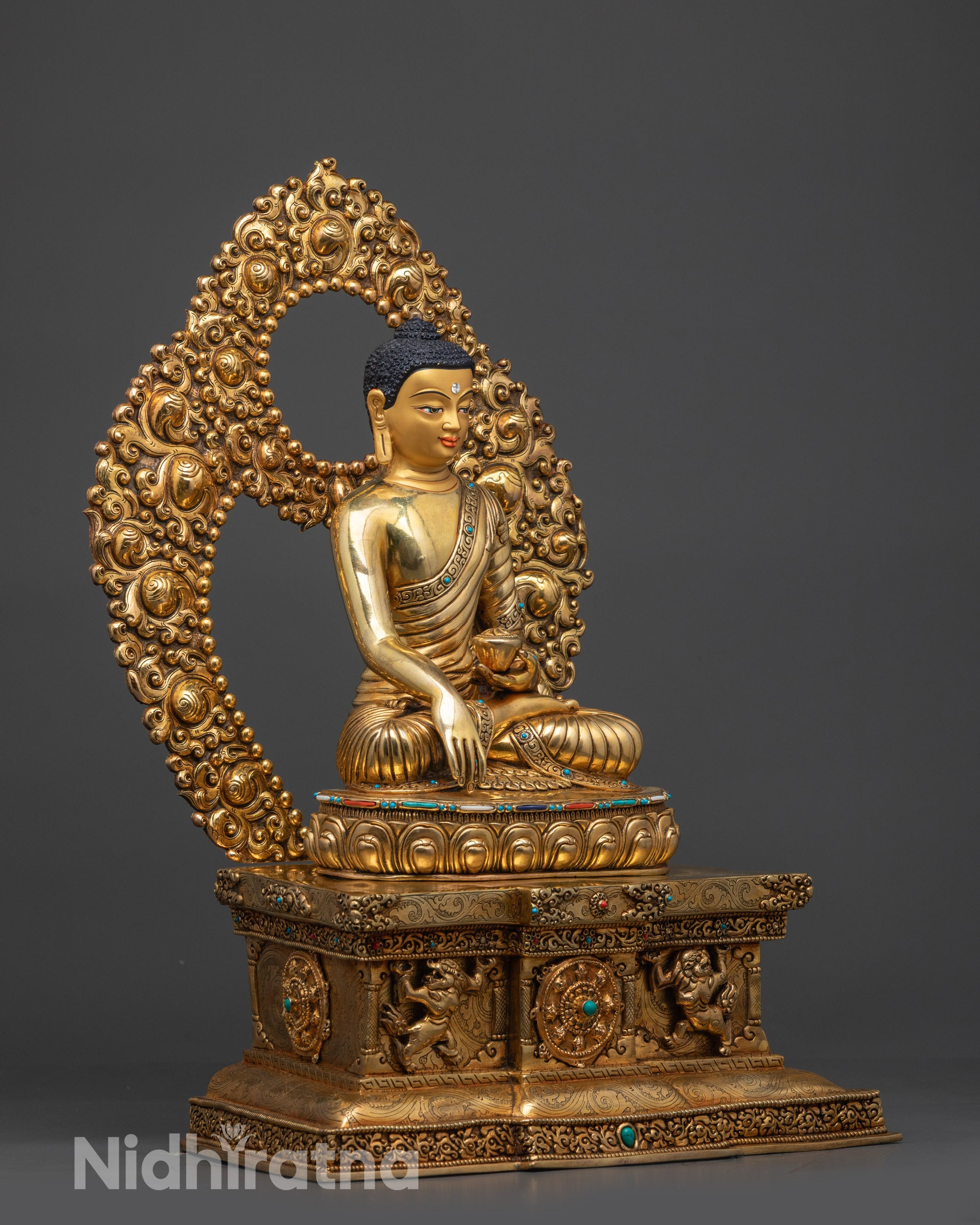 Meditating Shakyamuni Buddha Statue | Himalayan Sacred Artwork