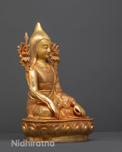 Handcrafted Buddhist Masters Statue Set | Traditional Himalayan Art