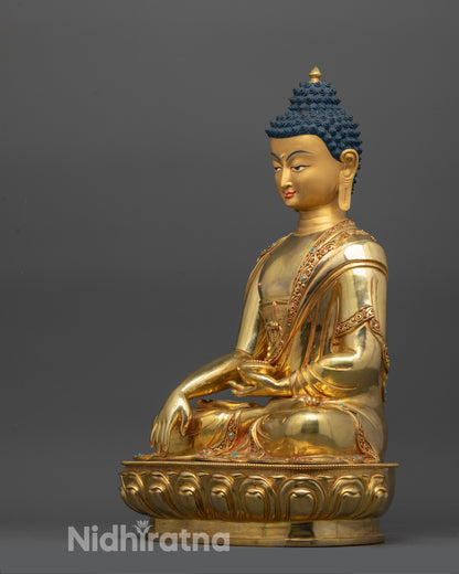 Premium Shakyamuni Buddha Statue | Enlightened Master Icon for Devotee