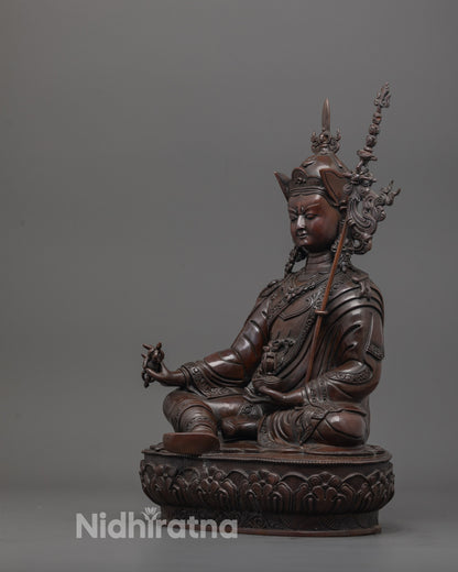 Spiritual Padmasambhava Statue | Himalayan Art for Devotional Spaces