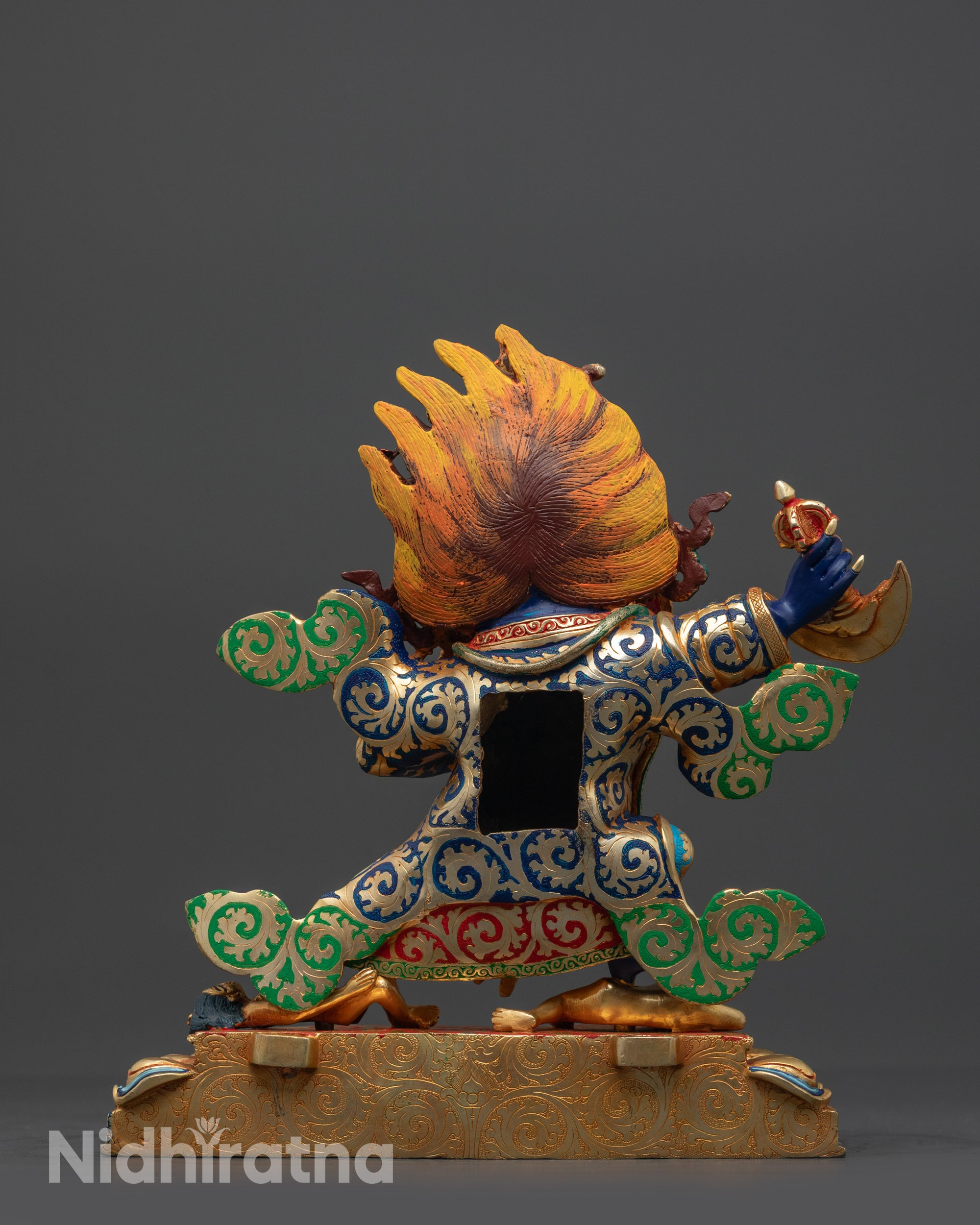 Mahakala Bernagchen Statue | Handcrafted Fierce Protector of Dharma