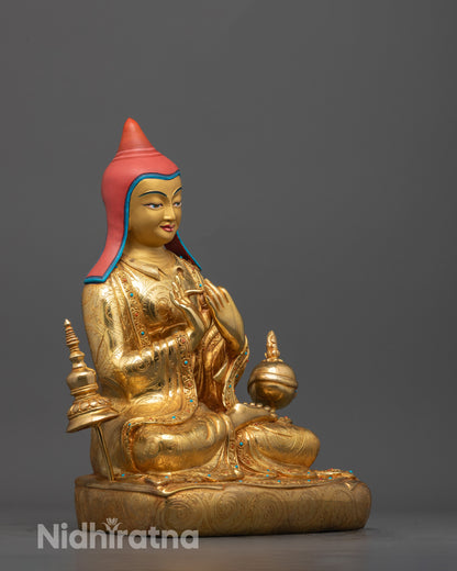 Buddhist Teacher Atisa Statue | Handcrafted Sculpture for Home Decor