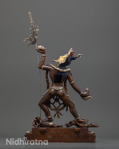 Oxidized Vajrayogini Statue | Handmade Buddhist Icon for Worship