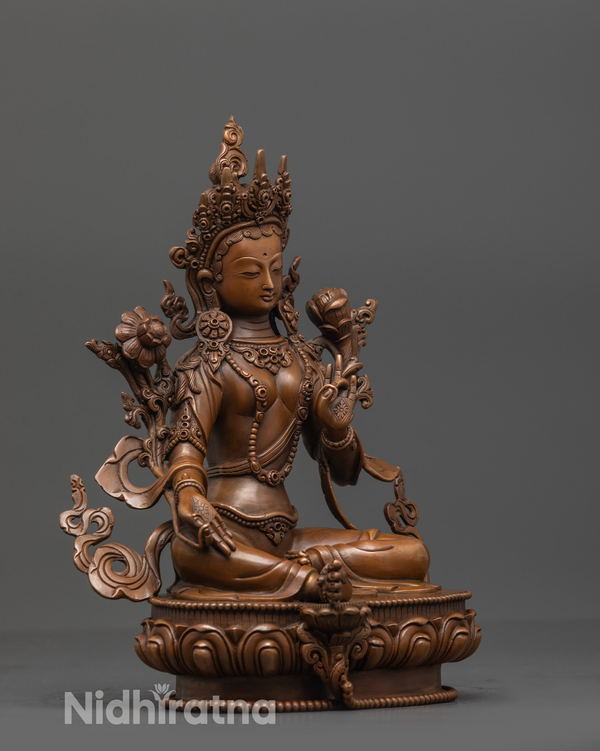 Green Tara Statue