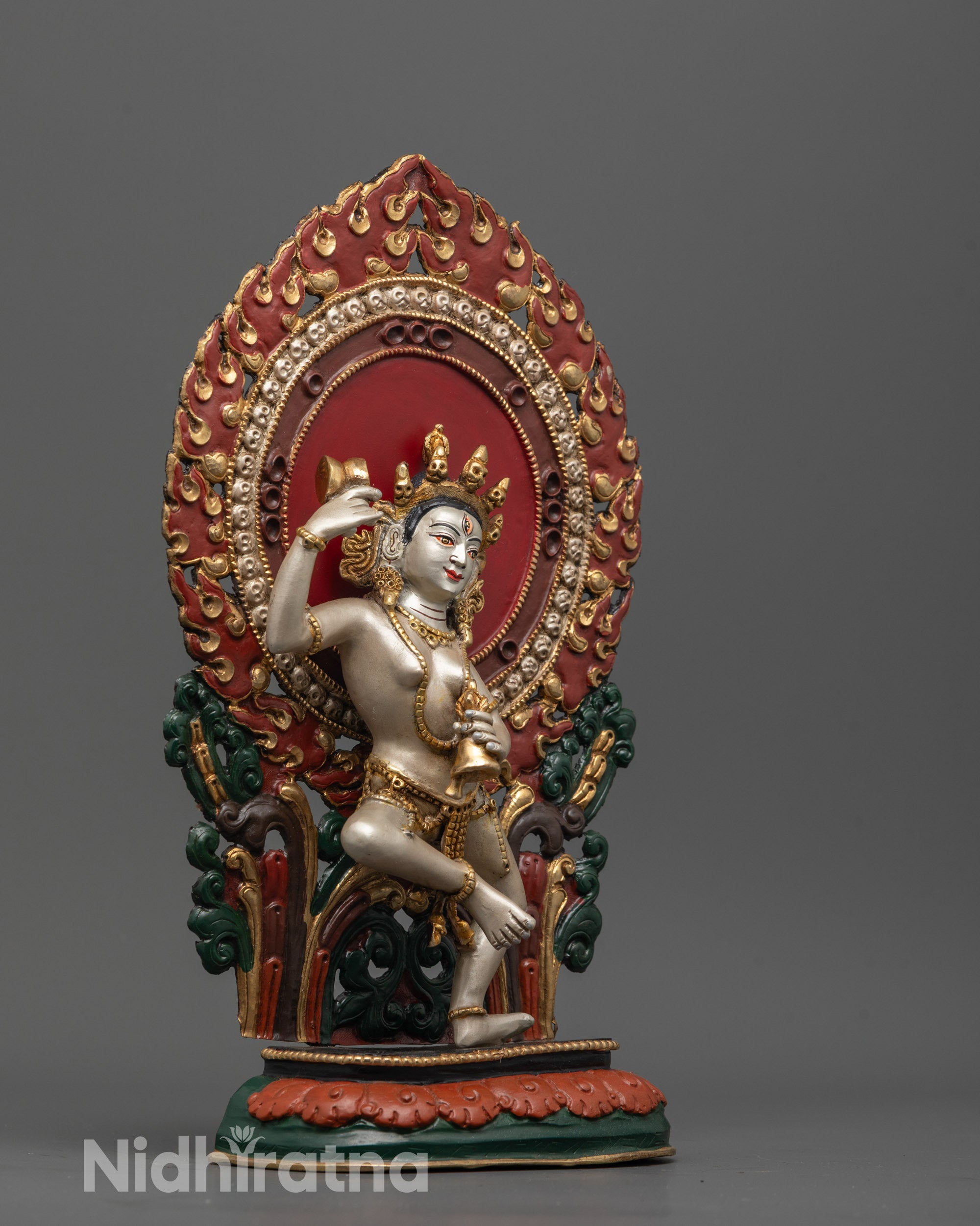 Nepalese Machig Labdron Statue | Hand-Carved with Premium Detail