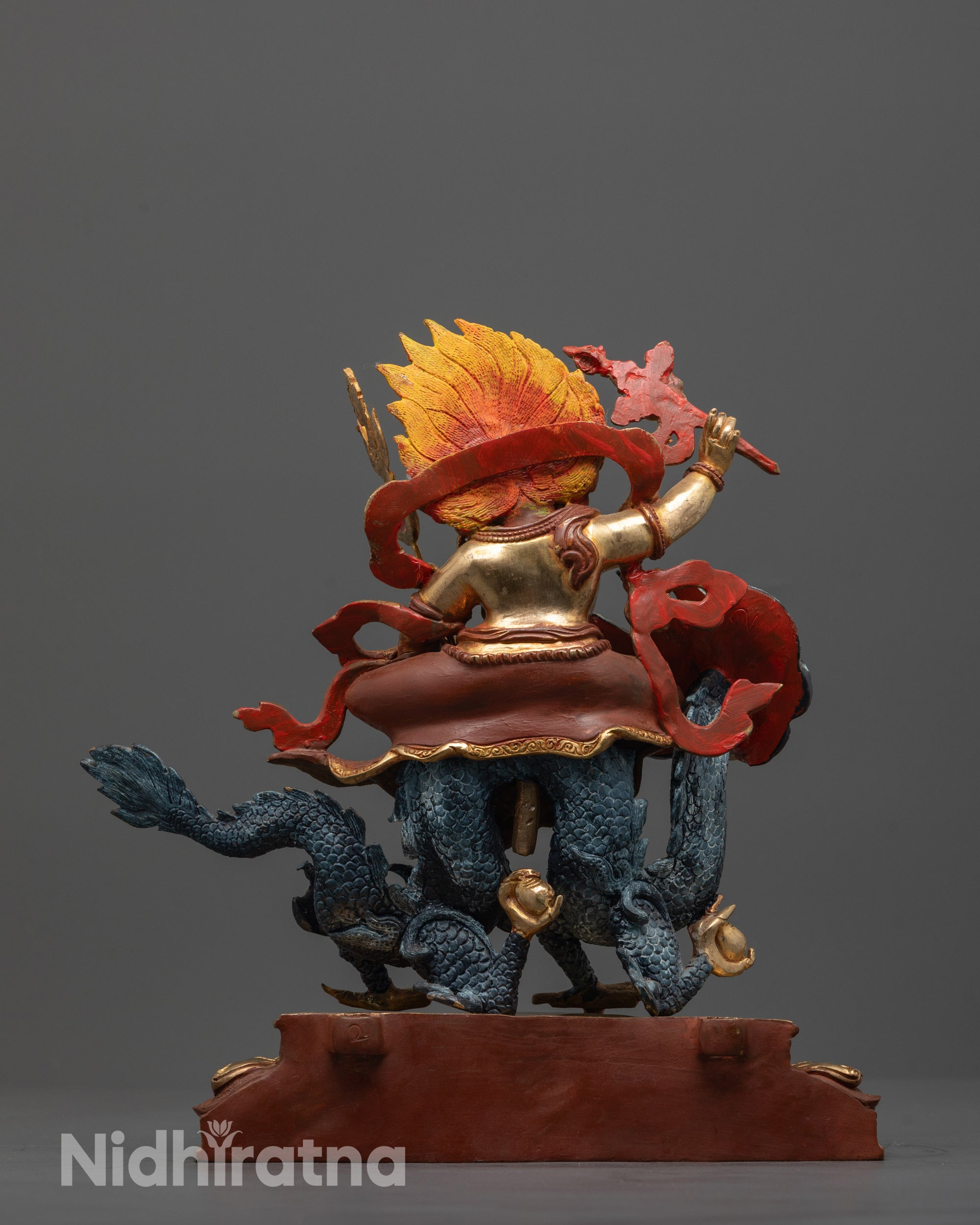 White Dzambhala Statue | Spiritual Protector & Wealth Bringer