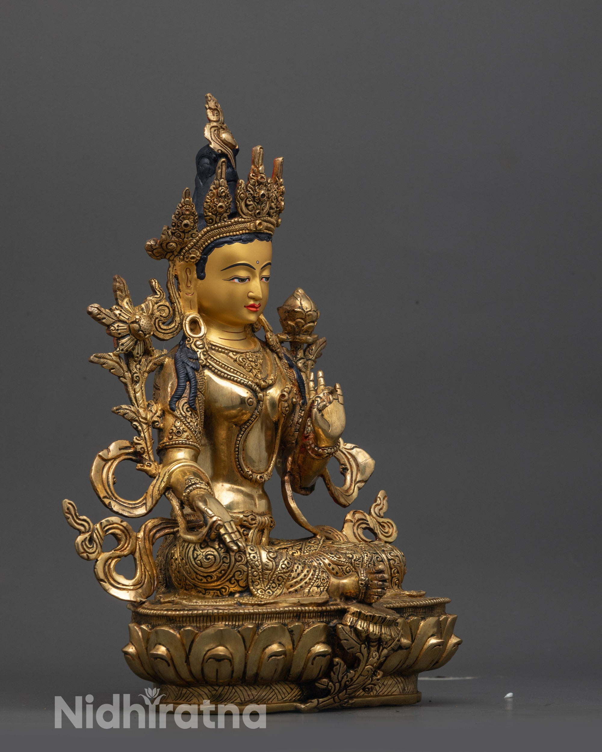 Green Tara Statue