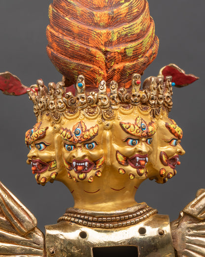 Yamantaka Tibetan Deity Statue – Wrathful Destroyer of Death
