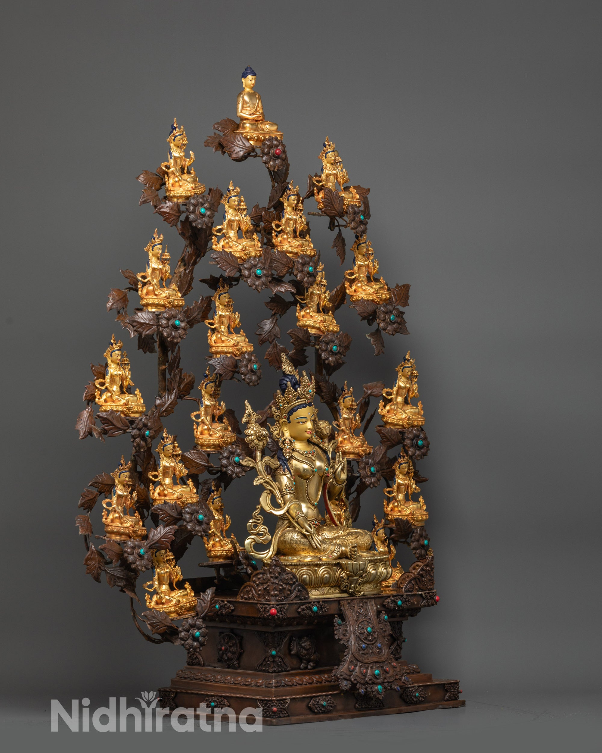 21 Tara Statue Set | Tree Collection with 21 Manifestations of Tara