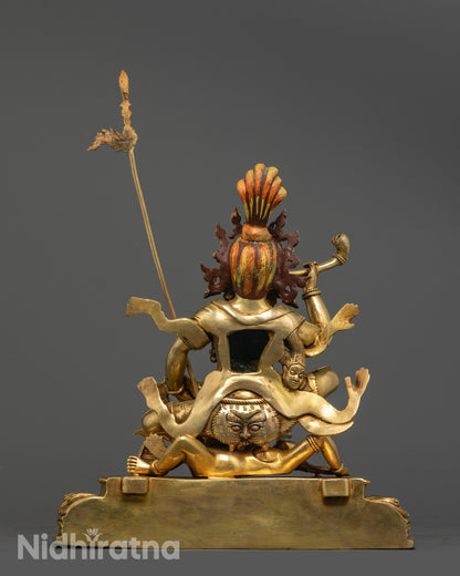 Brahmanrupa Statue | 24k Fire Gilded Copper Statue