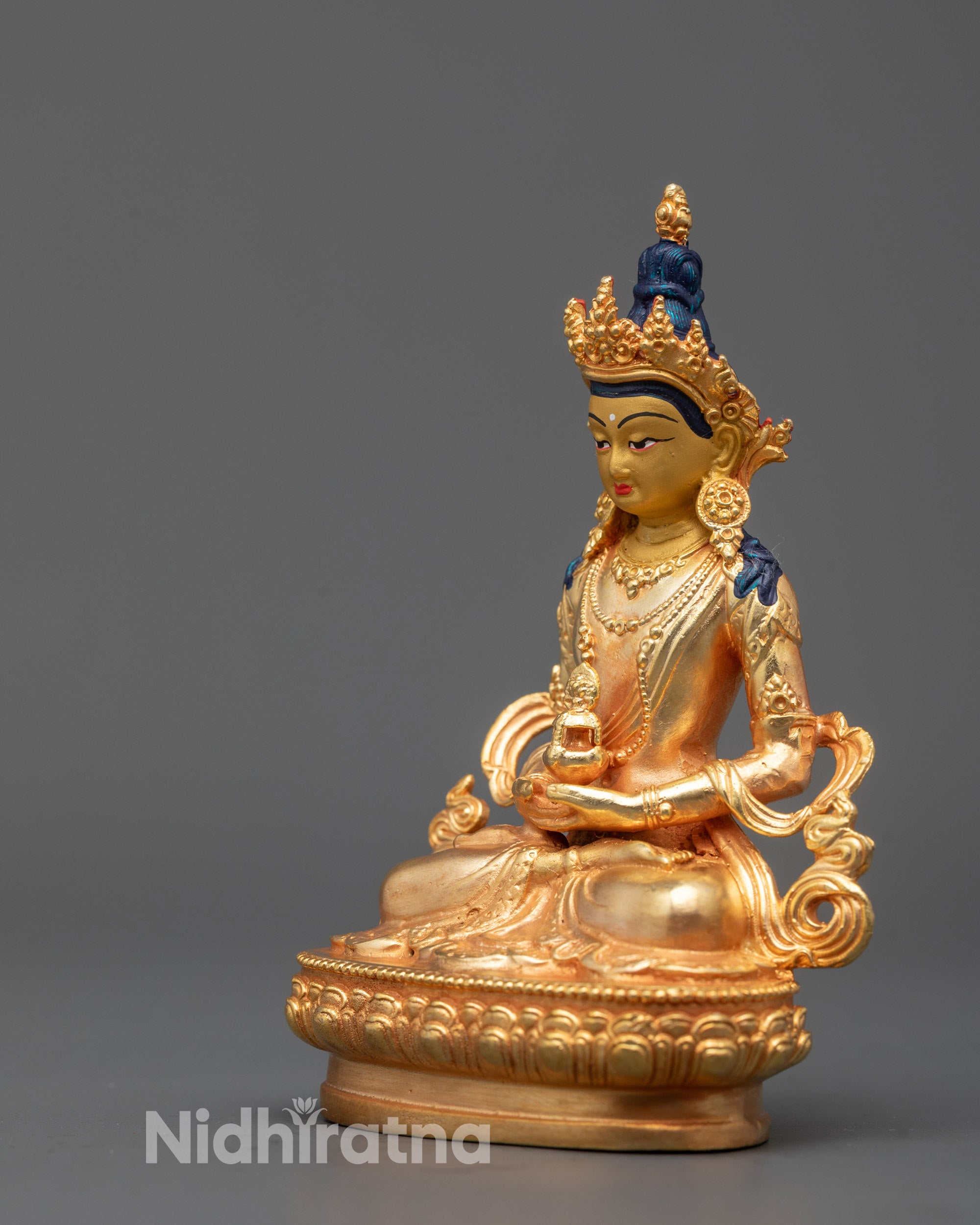 Amitayus Statue | Hand-Carved Long-Life Deity