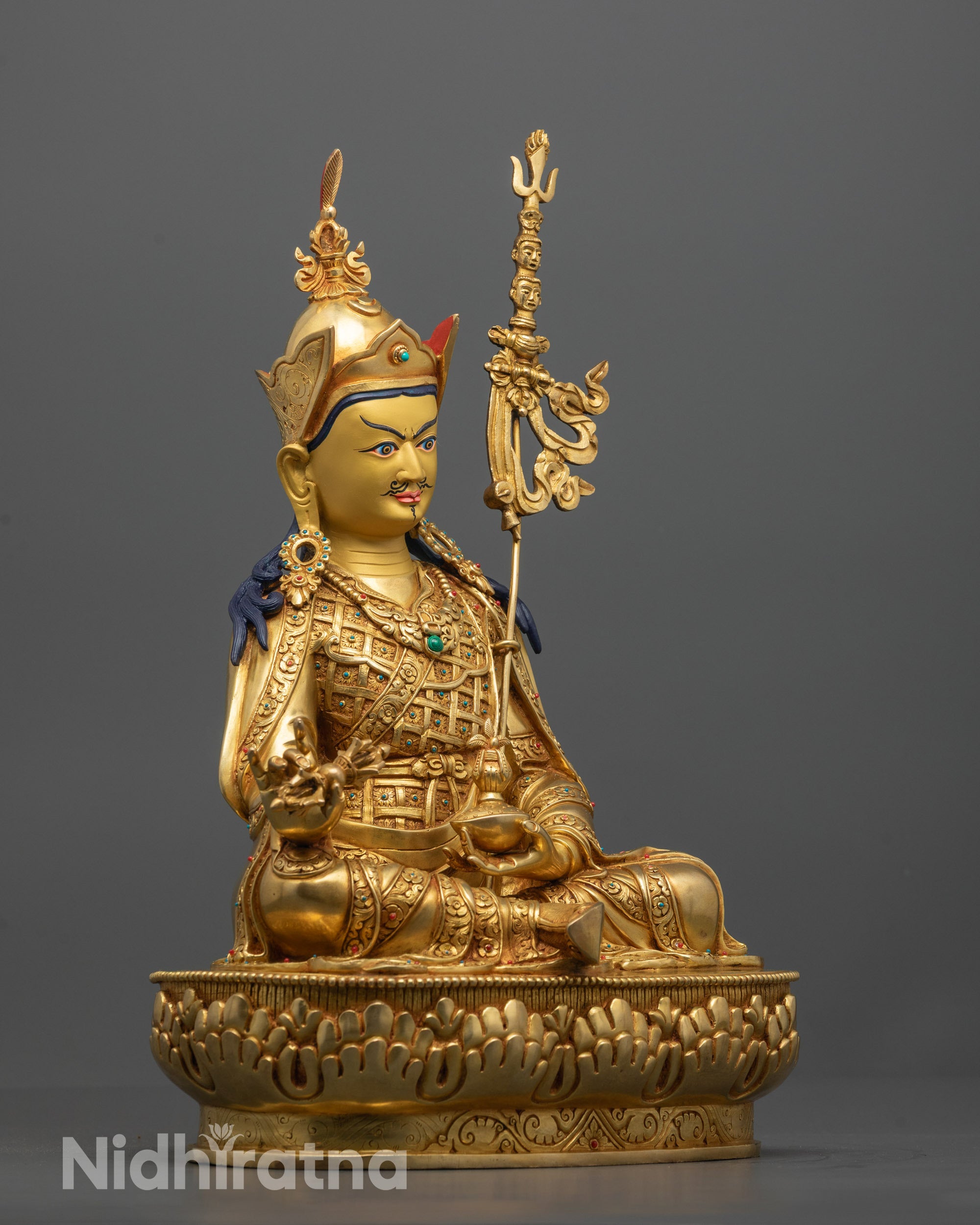Handcrafted Guru Rinpoche Statue | Embodiment of Protection