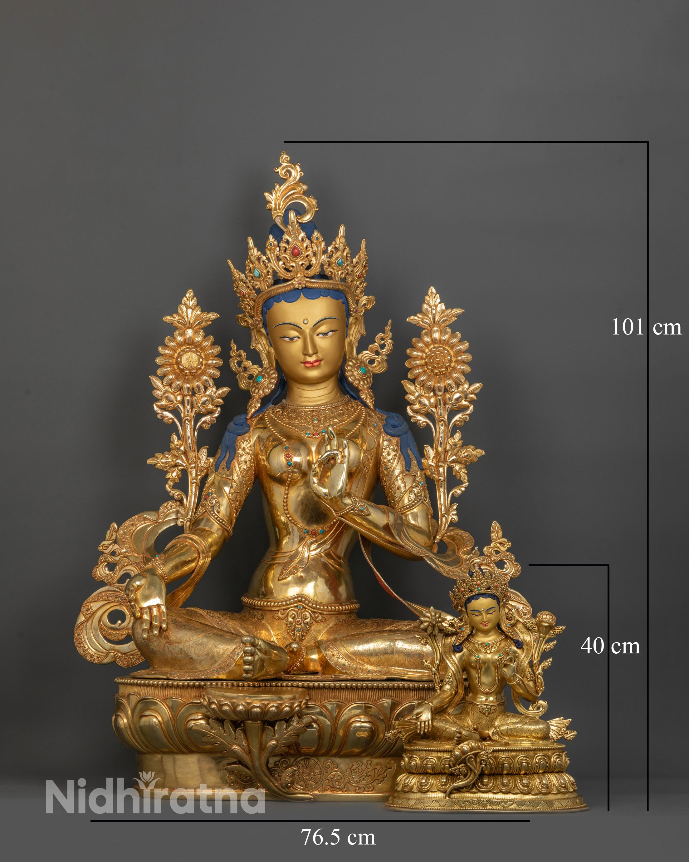 Shop Our Large Size Green Tara Statue | Buddhist Goddess