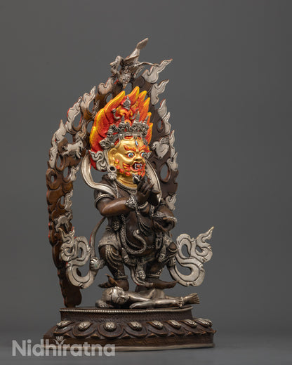 Sakya Mahakala Statue | Sacred Handcrafted Sculpture from Nepal