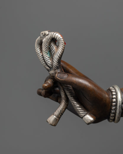 Oxidized Amoghapasa Lokeshvara Statue | Timeless Nepalese Artwork