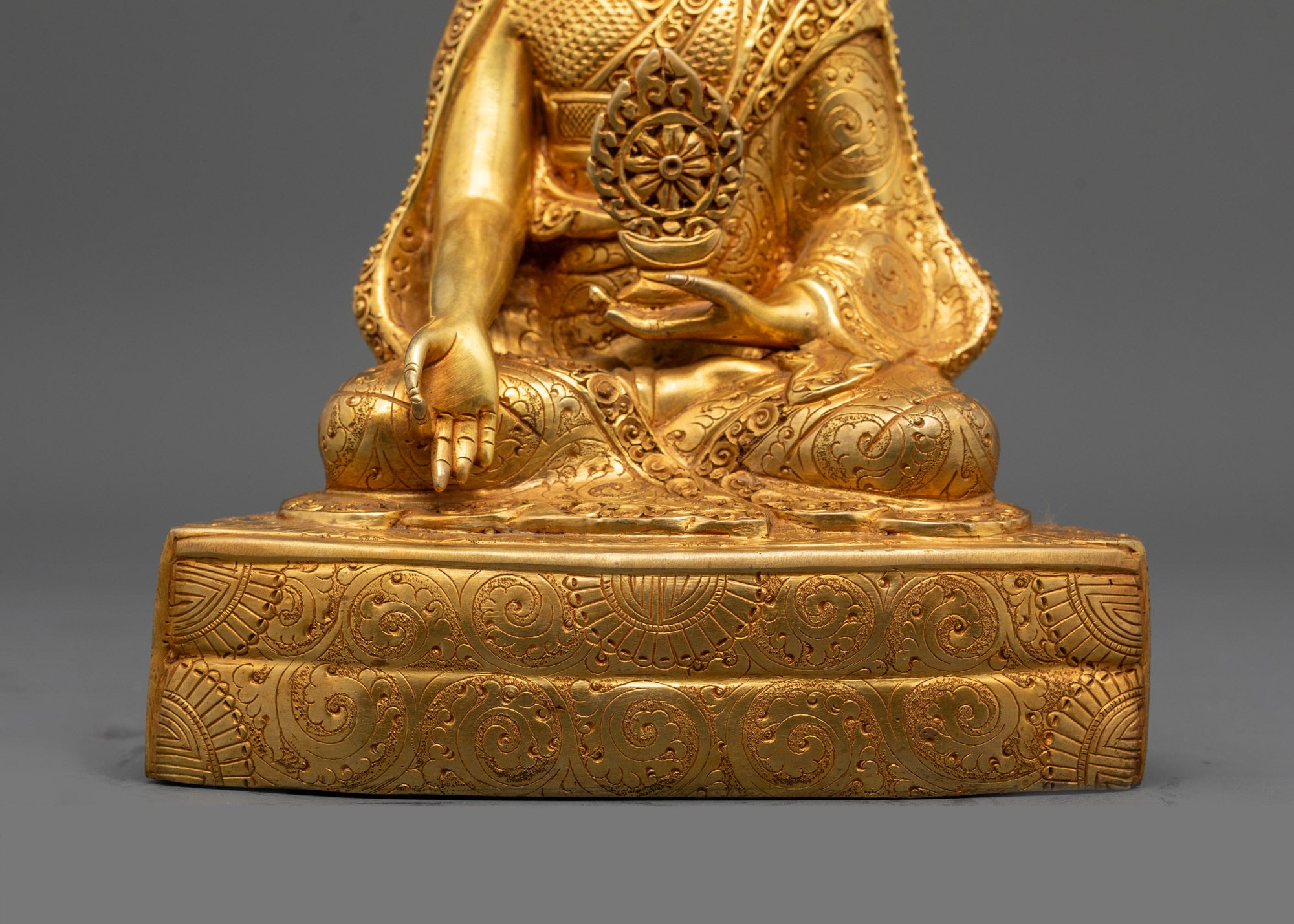 Sakya Master Set Statue | Detailed Handmade Buddhist Craft from Nepal