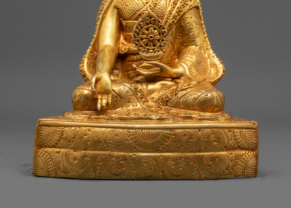 Sakya Master Set Statue | Detailed Handmade Buddhist Craft from Nepal